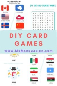 easy card games for kids | momsequation.com