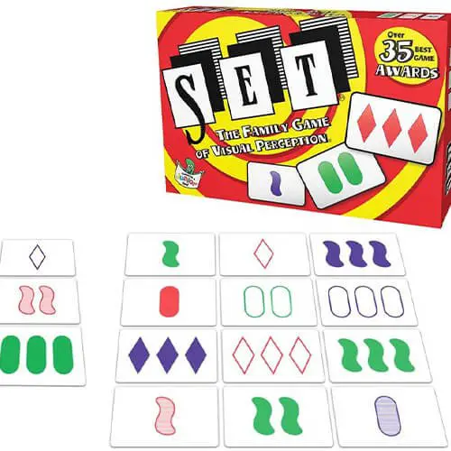 Set Card Game the Family Game of Visual Perception | momsequation.com