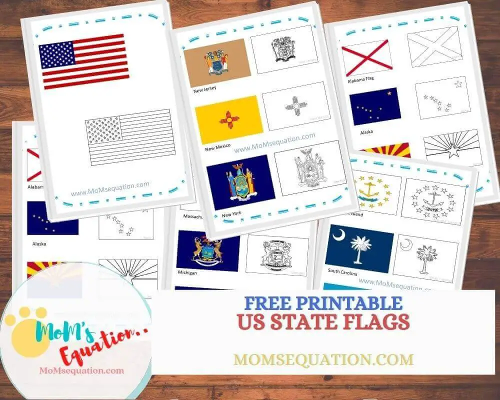 US State Flags |momsequation.com