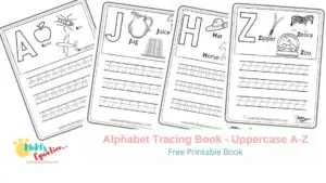 Traceable letter worksheet book | momsequation.com