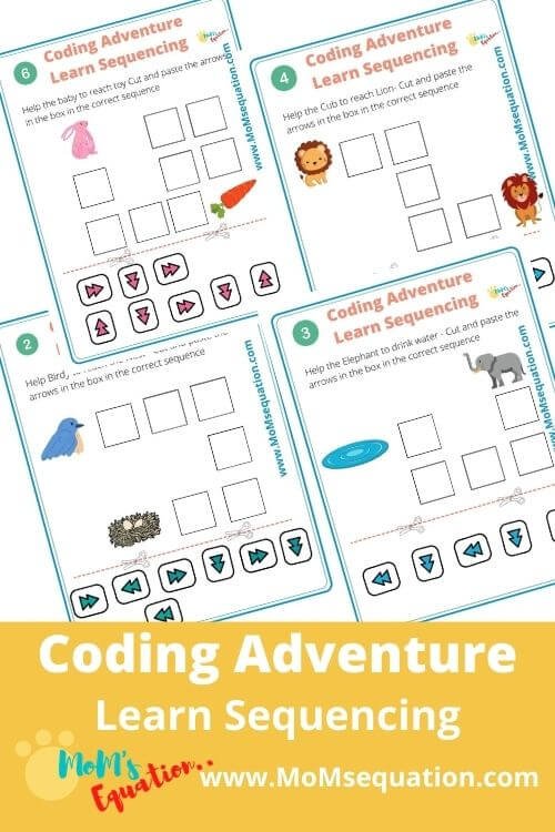 Coding Worksheets For Kids 100 Off screen Mom sEquation