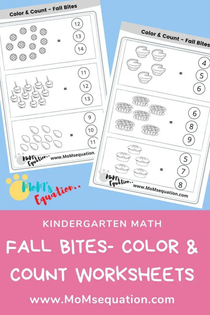 counting worksheets |momsequation.com