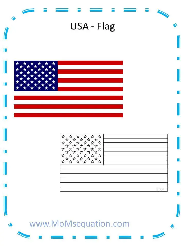USA Flag | momsequation.com
