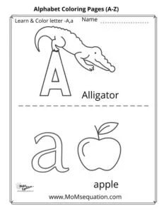 abc coloring pages|momsequation.com