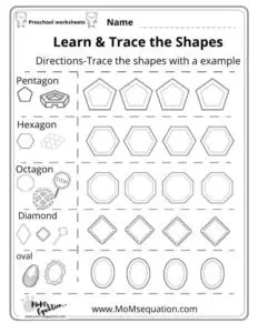 Tracing Shapes | momsequation.com