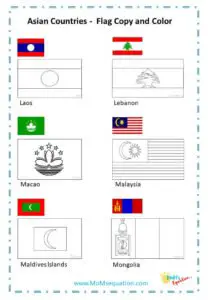 Flags coloring pages | momsequation.com
