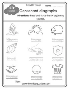 Sh diagraph worksheets | momsequation.com