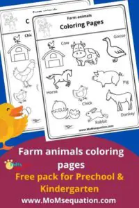 Farm animals coloring pages |momsequation.com