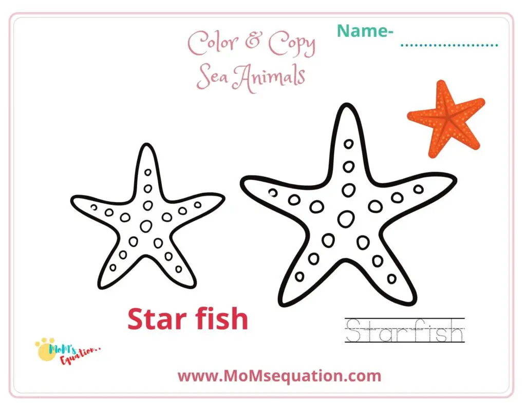 Easy Color By Number practice sheets For Kindergarten - Mom'sEquation