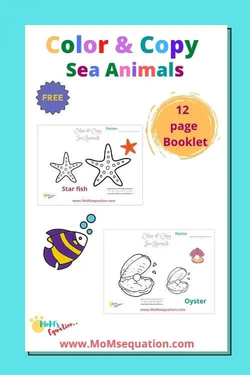 Sea animals coloring pages |momsequation.com