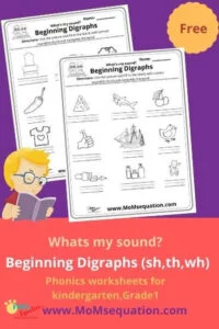 beginning consonant digraphs for kids|momsequation.com