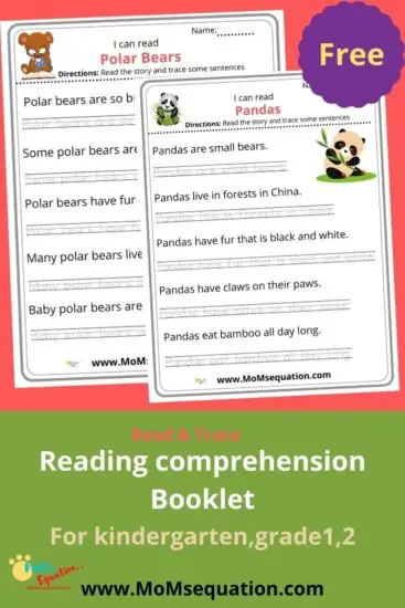 Reading comprehension worksheets | momsequation.com