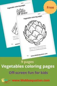 vegetables coloring pages|momsequation.com