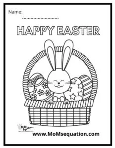 Easter Coloring pages|momsequation.com