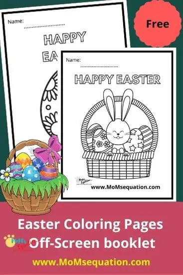 Easter coloring pages|momsequation.com