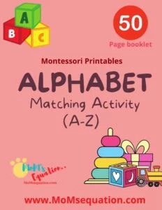 Montessori printable set|momsequation.com