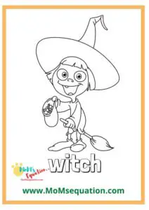Halloween Coloring Pages|www.MomMsequation.com
