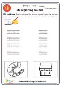Read and trace Sh digraphs|www.MoMsequation.com