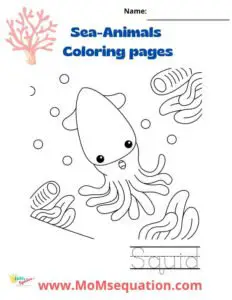 sea-animals coloring pages|www.MoMsequation.com