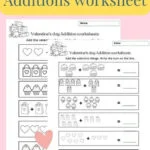 Valentine additions worksheets|www.MoMsequation.com